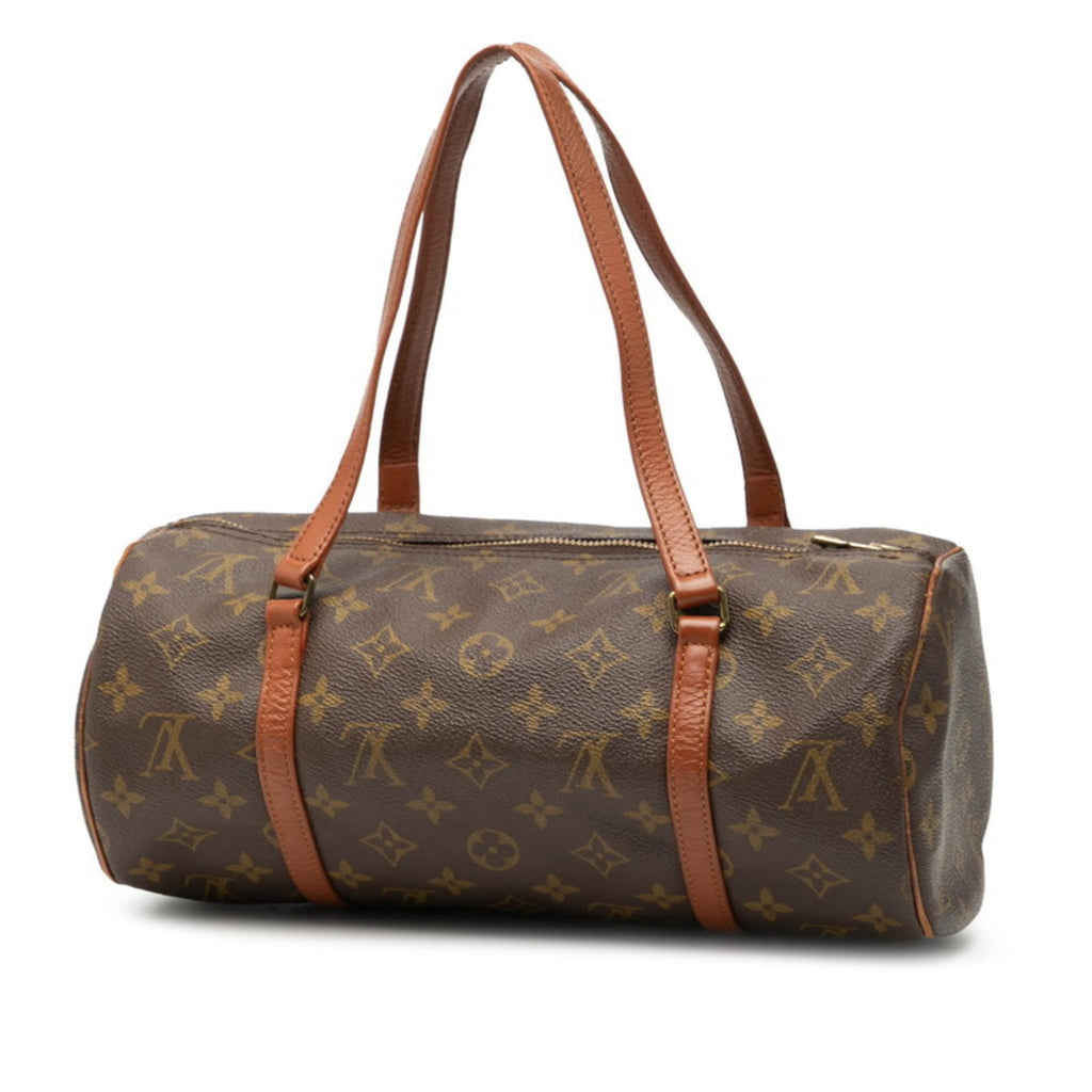Louis Vuitton Brown Pvc Leather Pouch Shoulder Bag