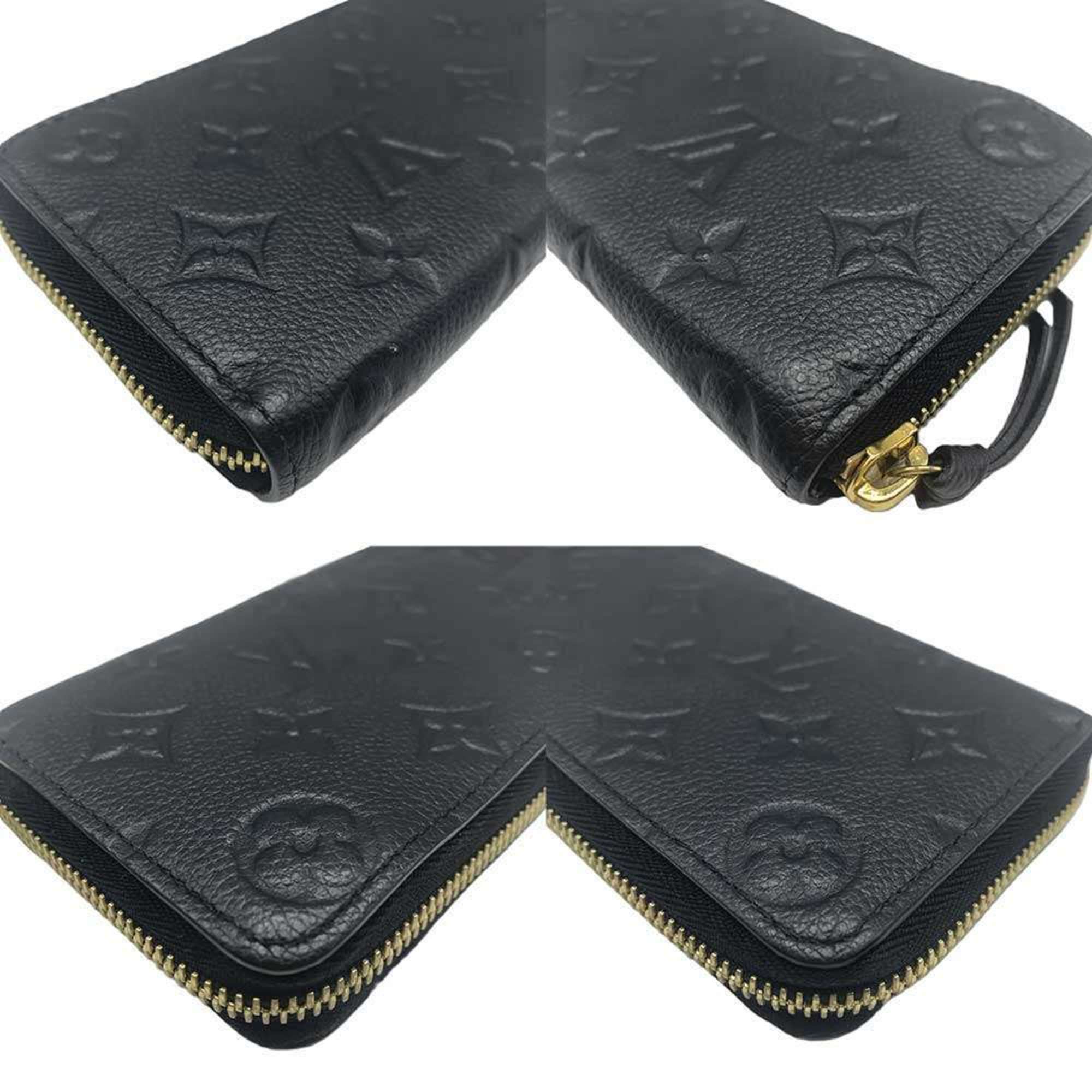 Louis Vuitton Black Monogram Empreinte Long Wallet