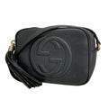 Gucci Black Leather Shoulder Bag (Pre-Owned)