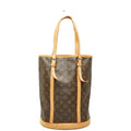 Louis Vuitton Brown Pvc Leather Shoulder Bag Tote Bag