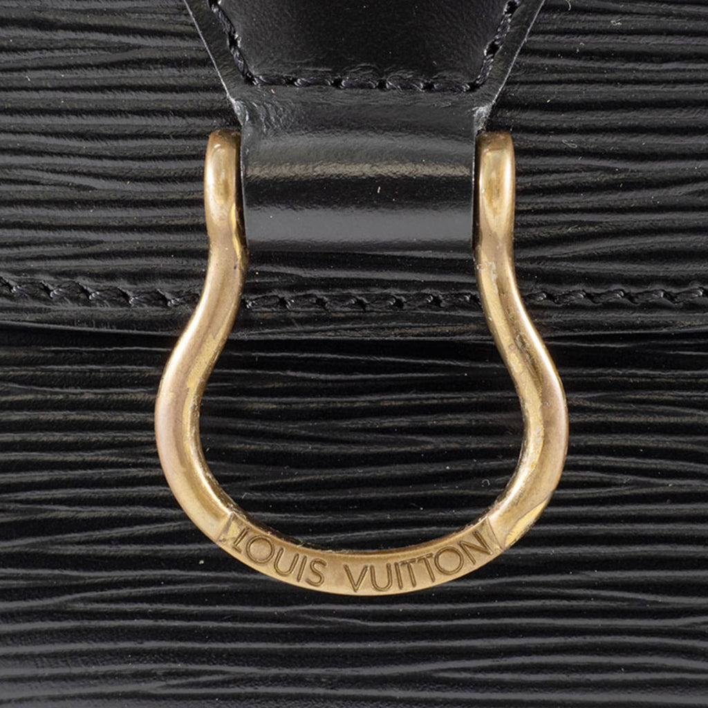 Louis Vuitton Black Epi Leather Shoulder Bag