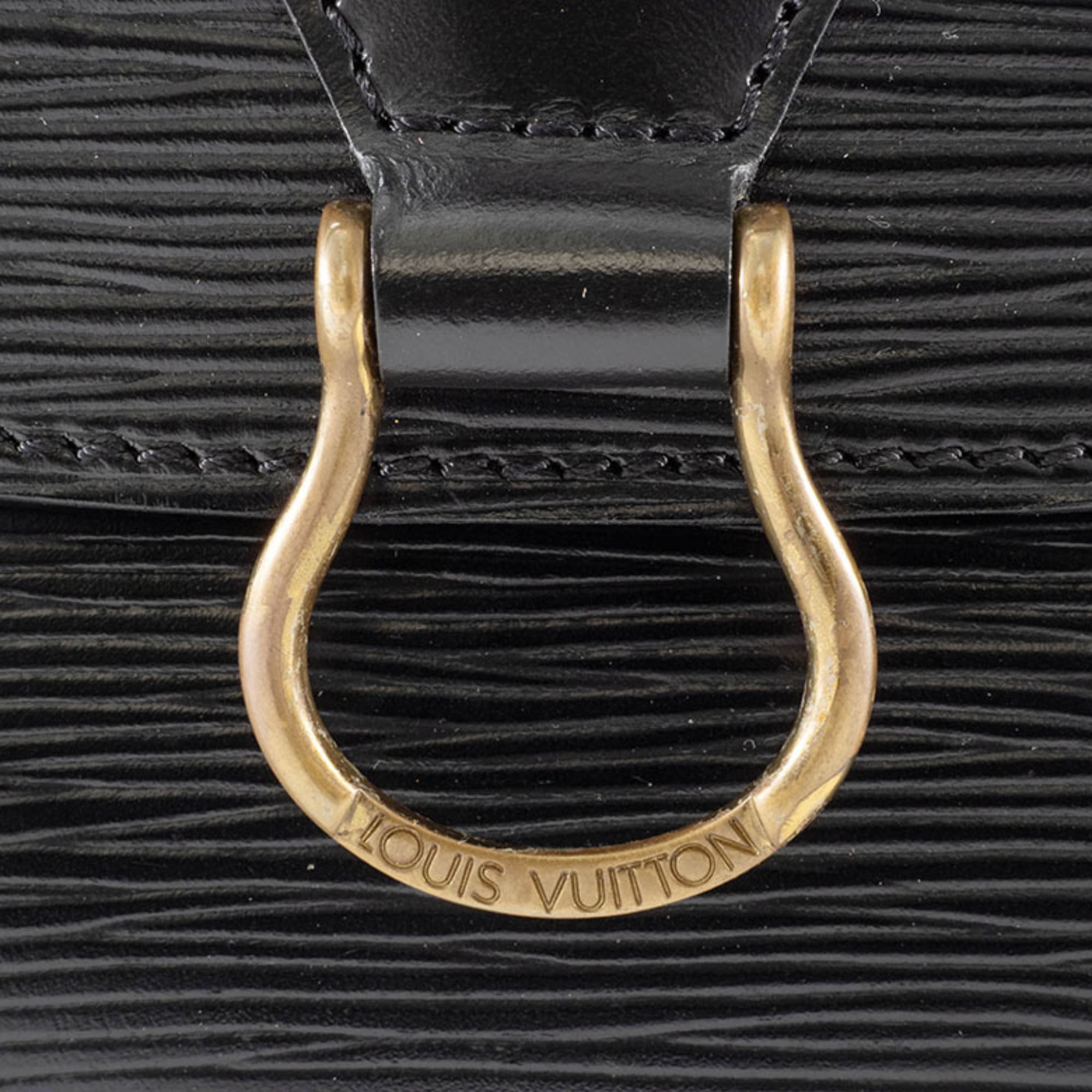 Louis Vuitton Black Epi Leather Shoulder Bag
