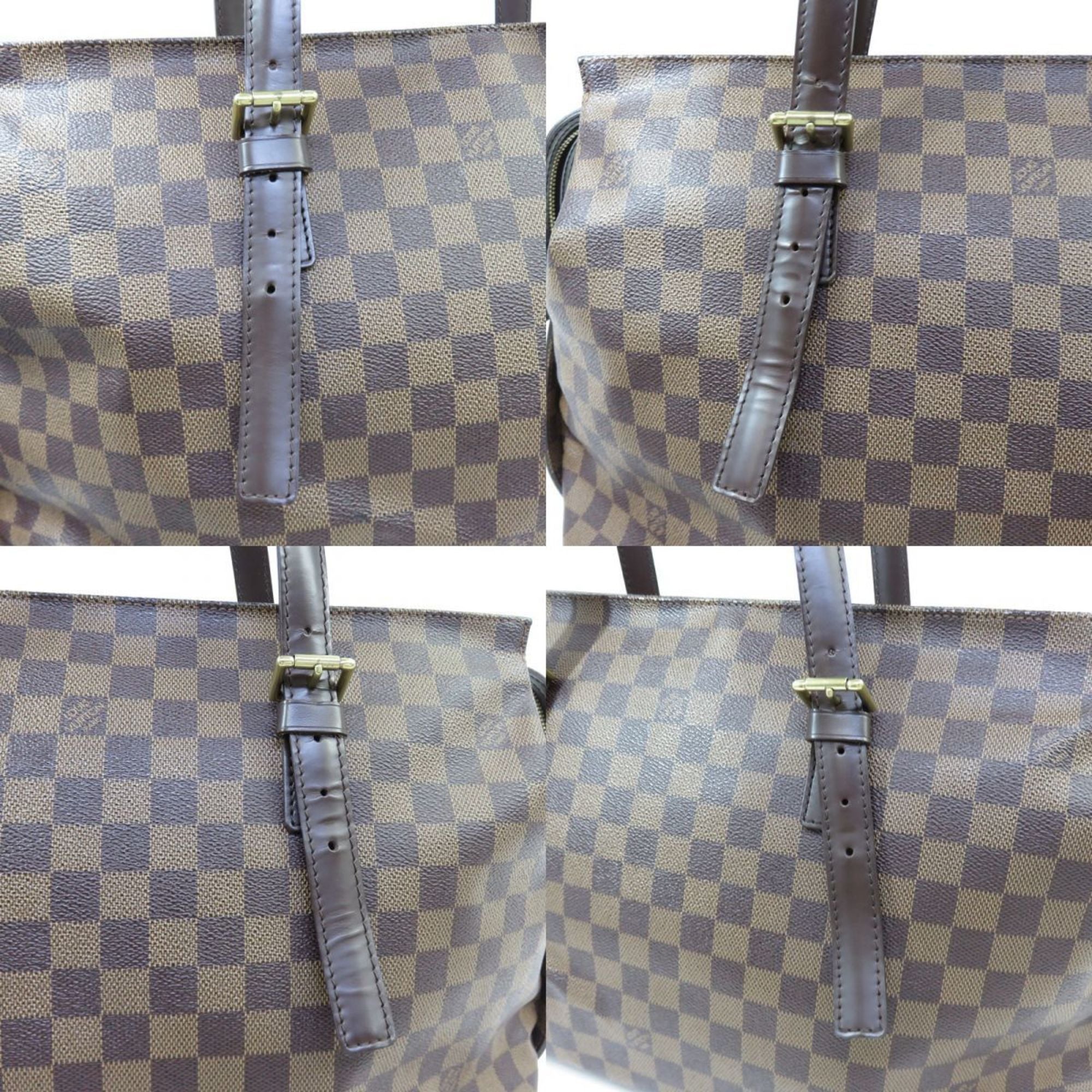 Louis Vuitton Damier Canvas Ebene Galle Damier Canvas Shoulder Bag Tote Bag