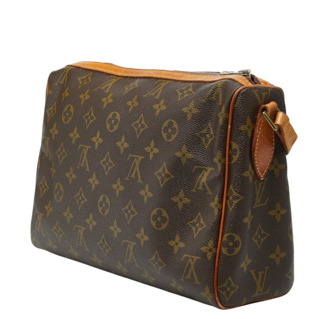 Louis Vuitton Brown Pvc Leather Shoulder Bag