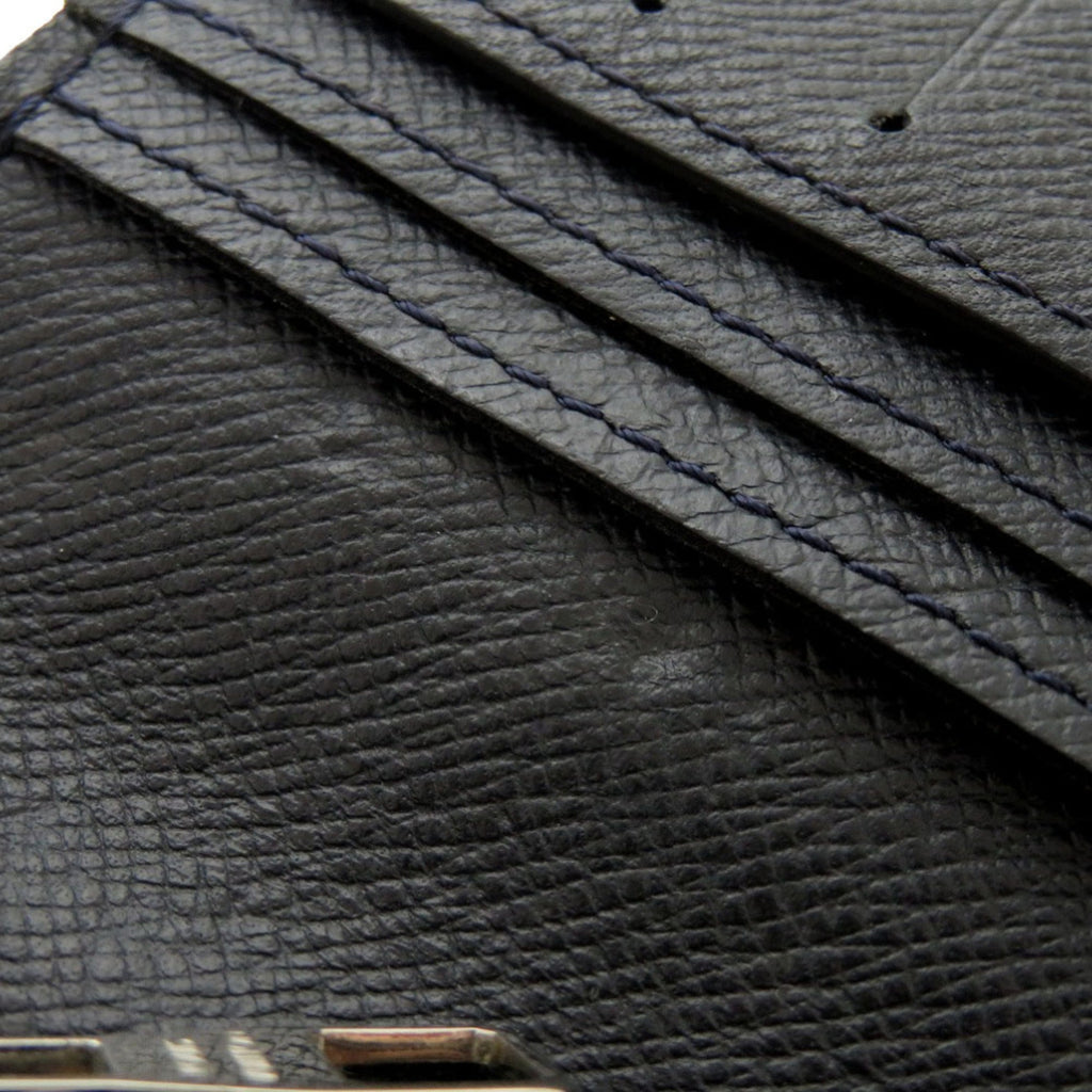 Louis Vuitton Navy Taiga Leather Long Wallet