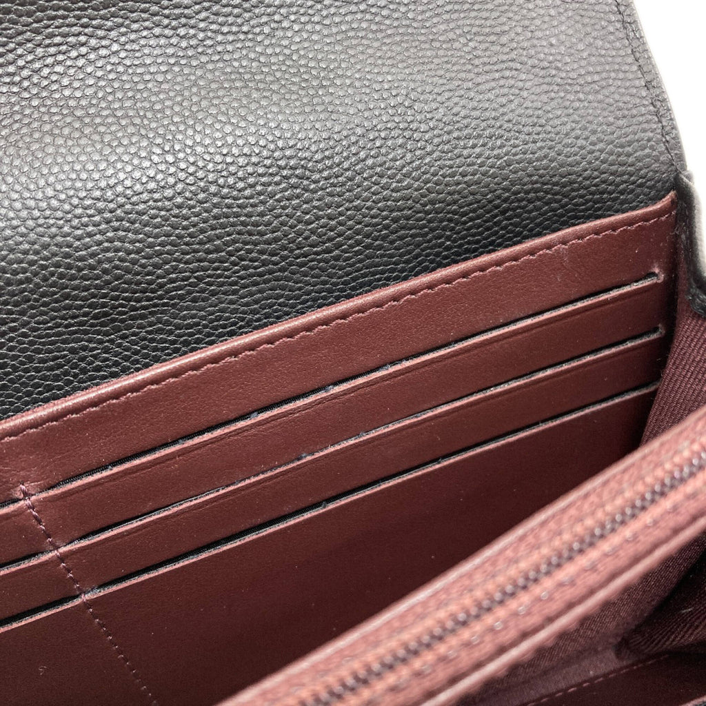 Chanel Black Long Wallet (Bi-Fold)