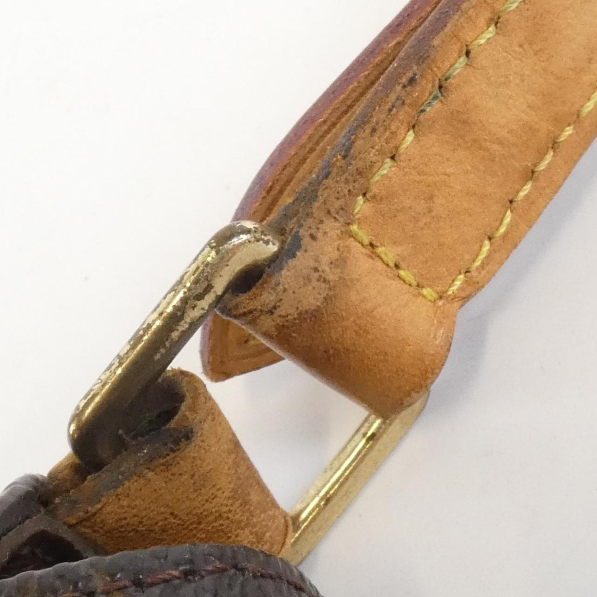 Louis Vuitton Brown Coated Canvas Shoulder Bag