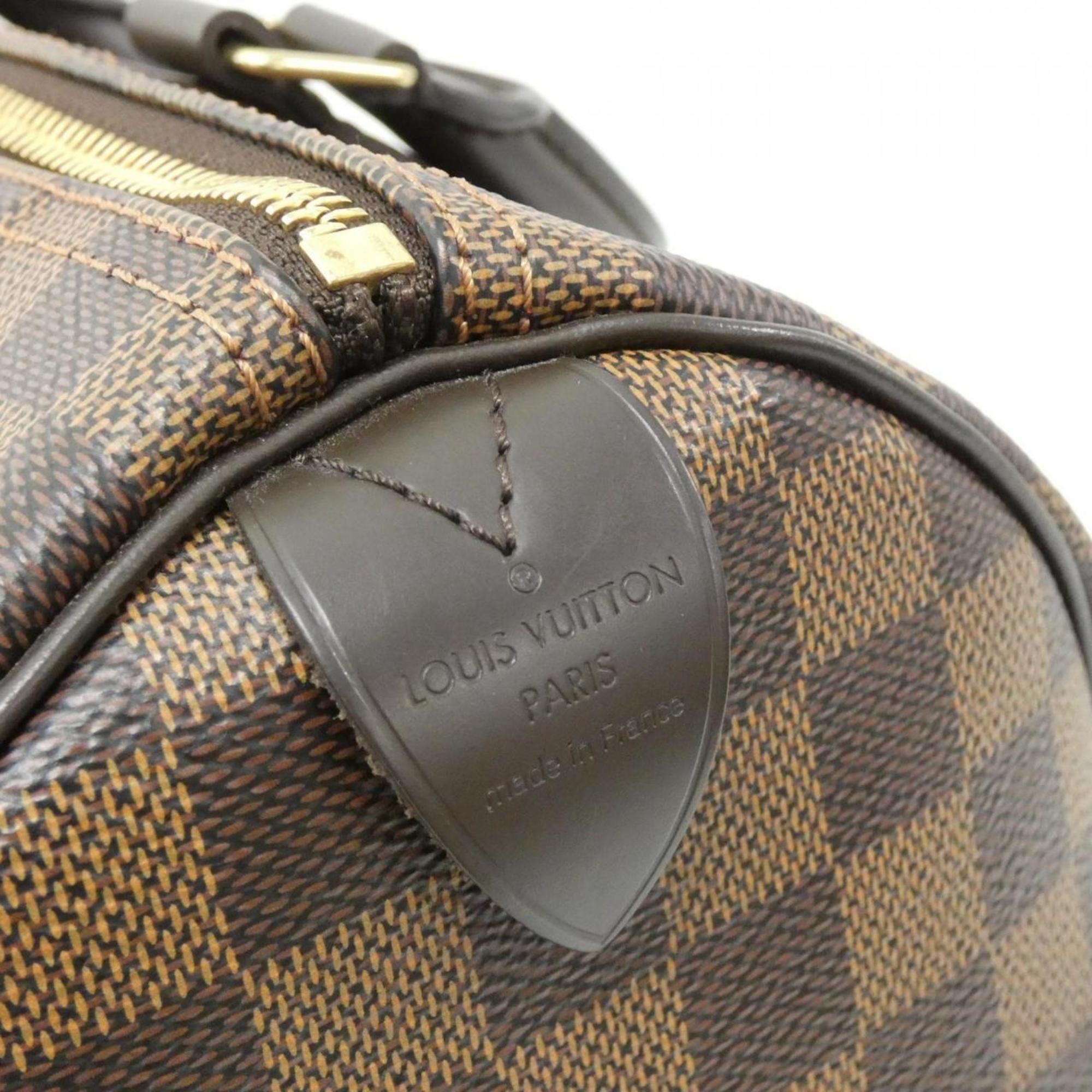 Louis Vuitton Ebene Coated Canvas Boston Bag