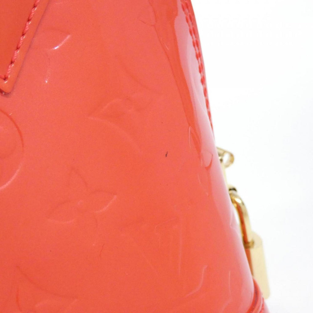 Louis Vuitton Vernis Rouge Grenadine Leather Handbag
