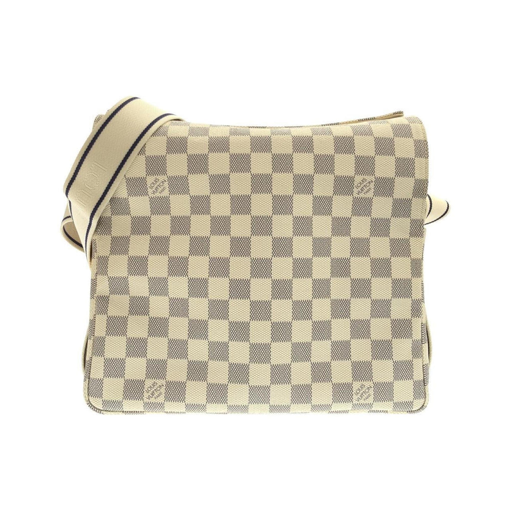 Louis Vuitton Azur White Coated Canvas Shoulder Bag