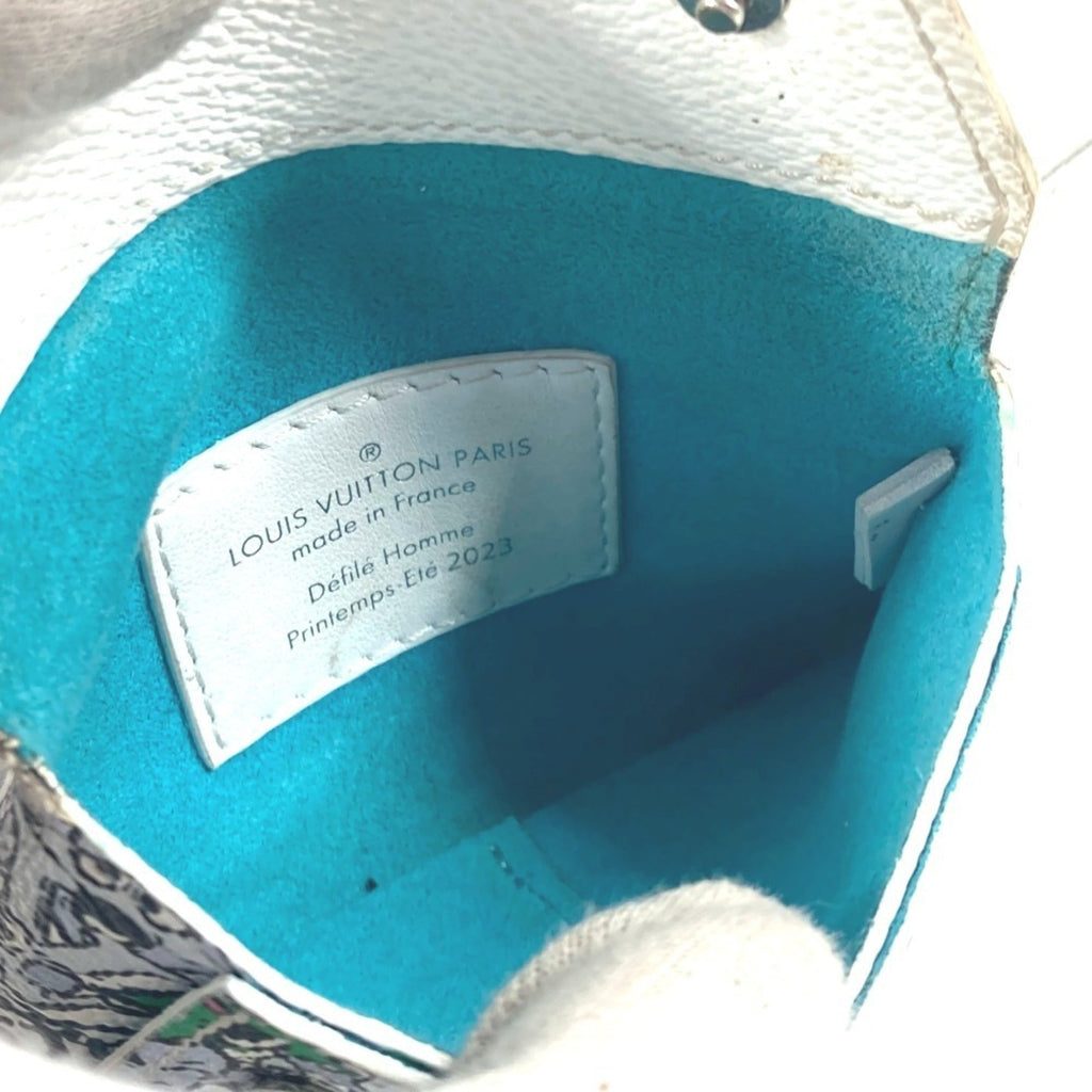 Louis Vuitton Multi-Color Canvas Leather Clutch Bag
