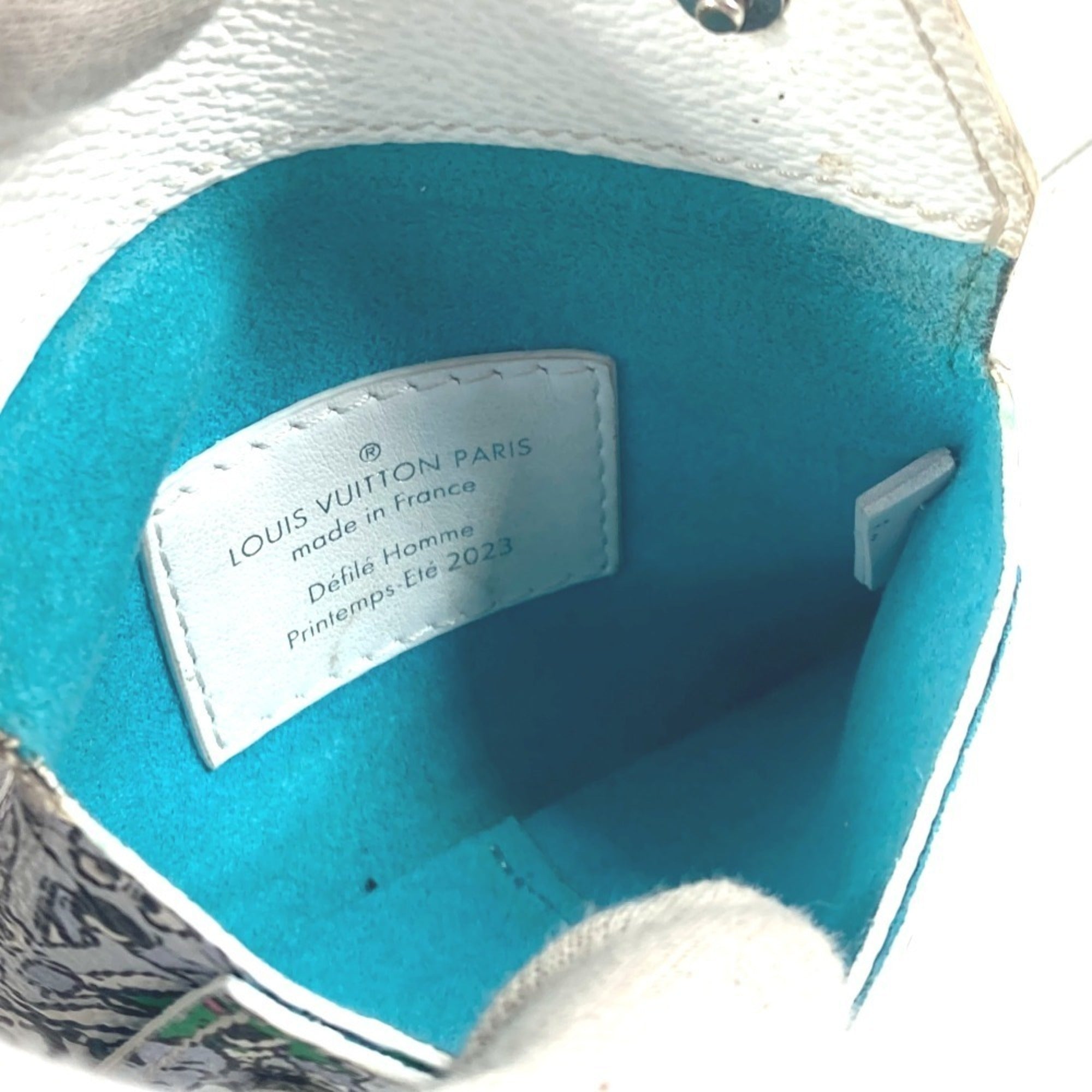Louis Vuitton Multi-Color Canvas Leather Clutch Bag