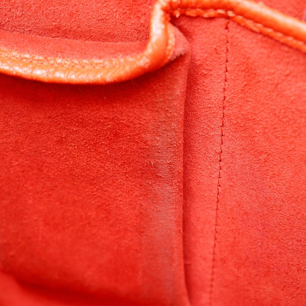 Celine Red Color Leather Handbag