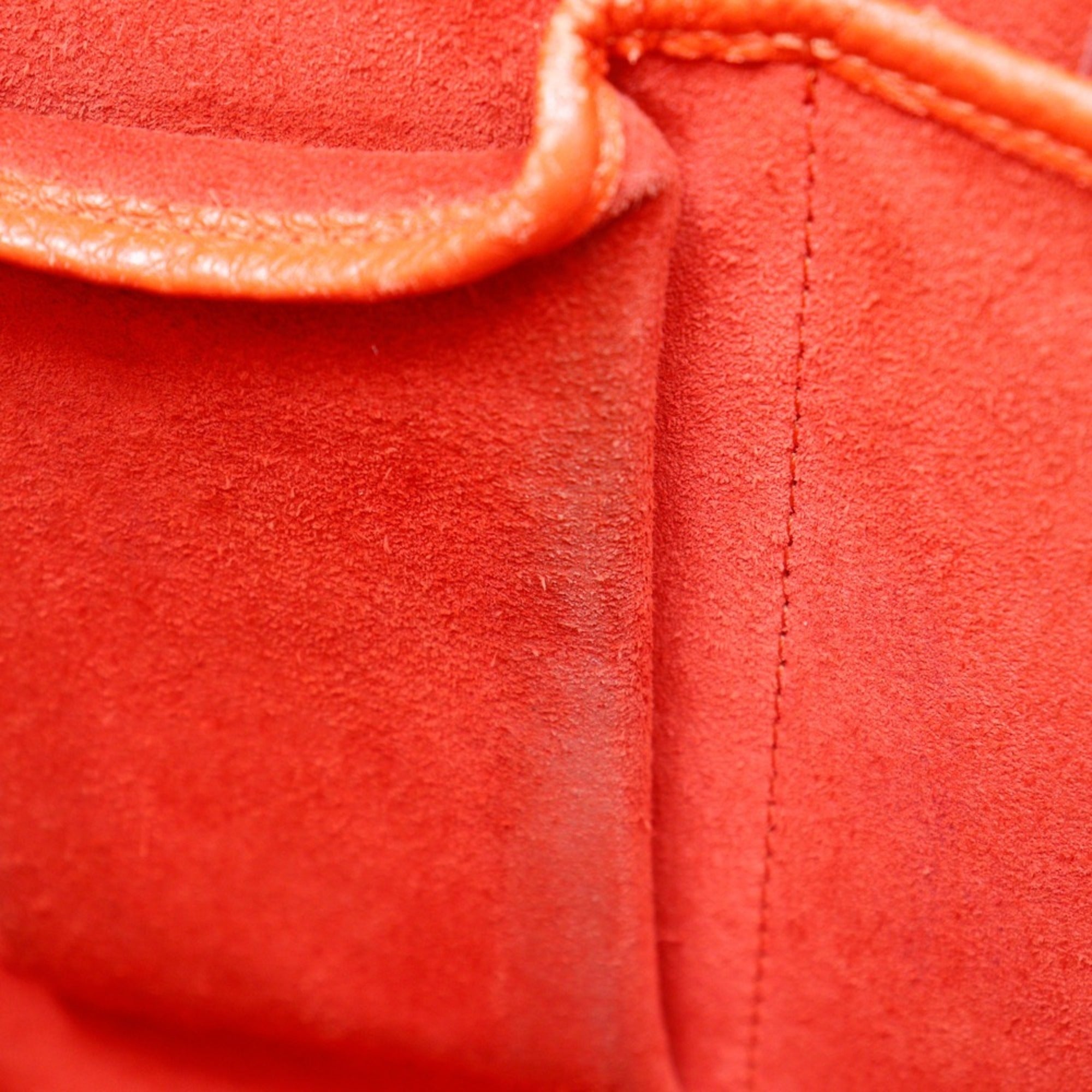 Celine Red Color Leather Handbag