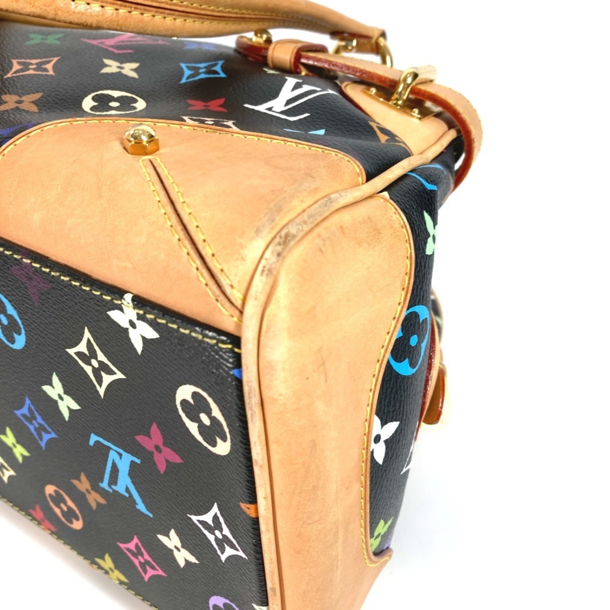 Louis Vuitton Monogram Multicolore Black Noir Monogram Multicolore Boston Bag Handbag Shoulder Bag