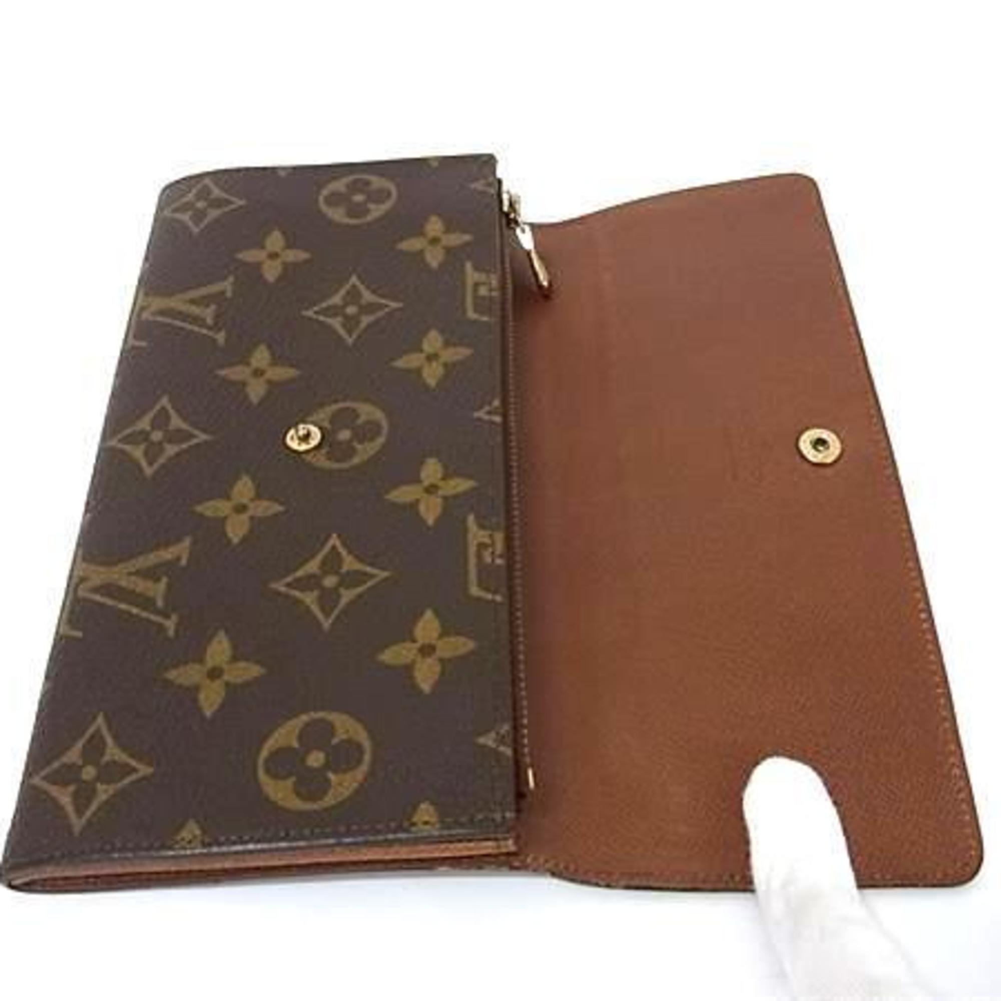 Louis Vuitton Monogram Brown Monogram Long Wallet