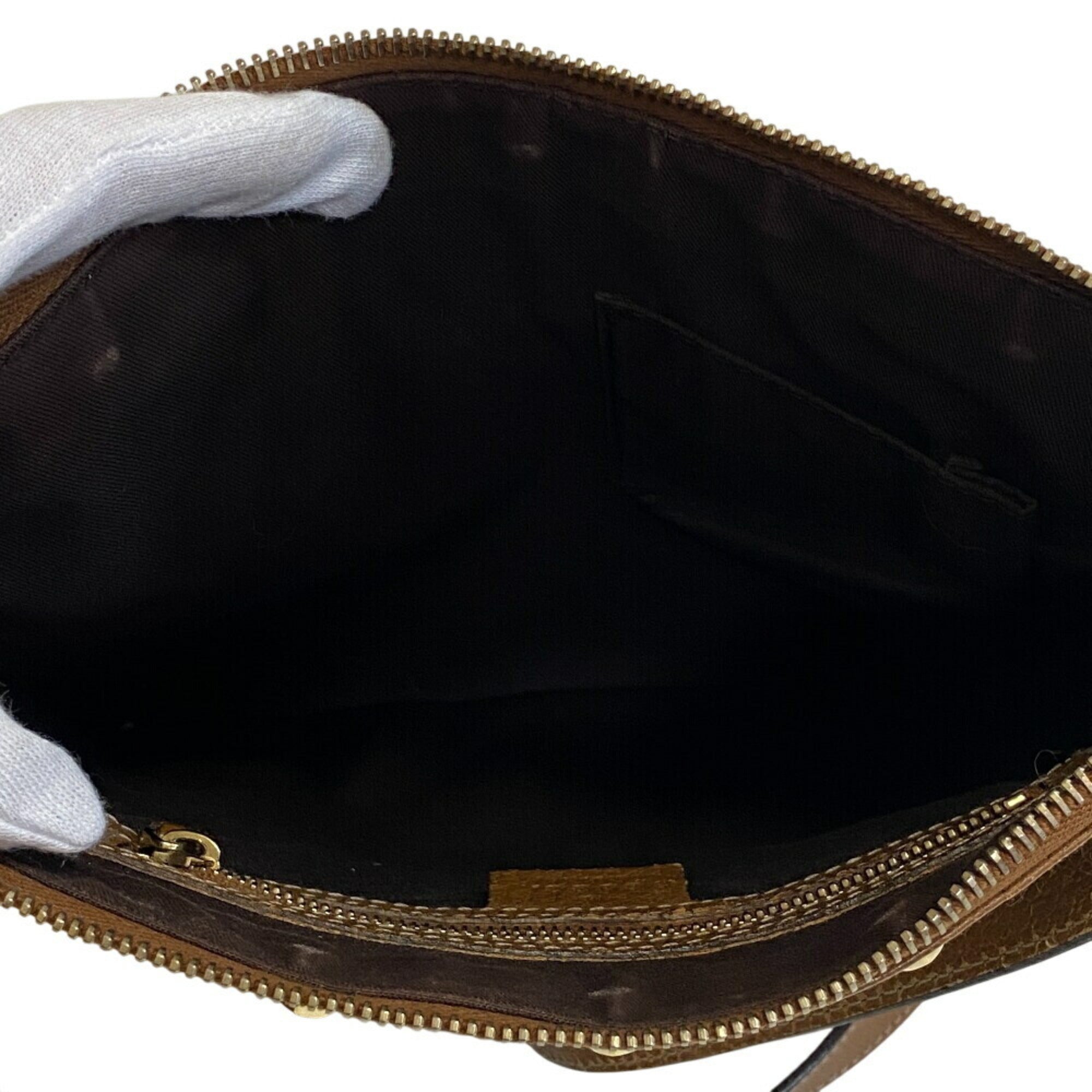 Gucci Brown Gg Canvas Shoulder Bag (Pre-Owned)
