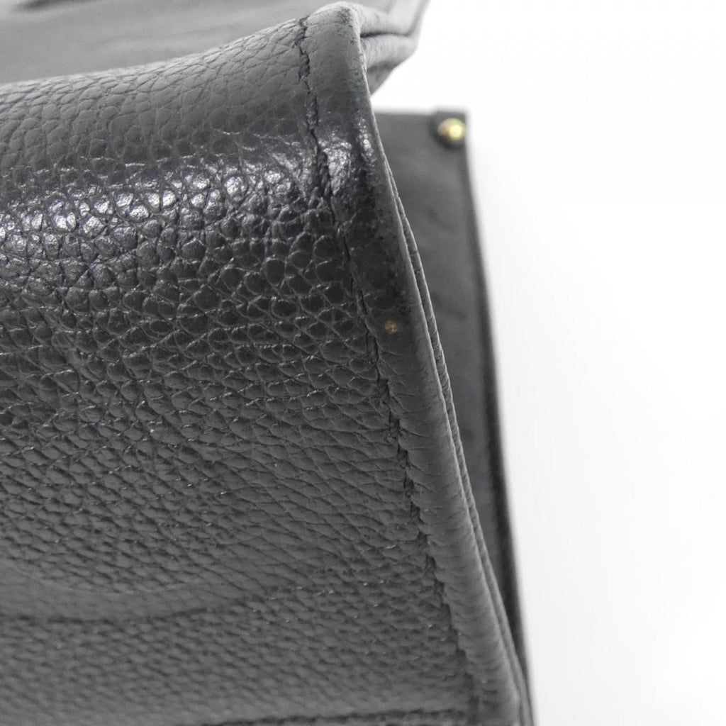 Louis Vuitton Black Leather Handbag