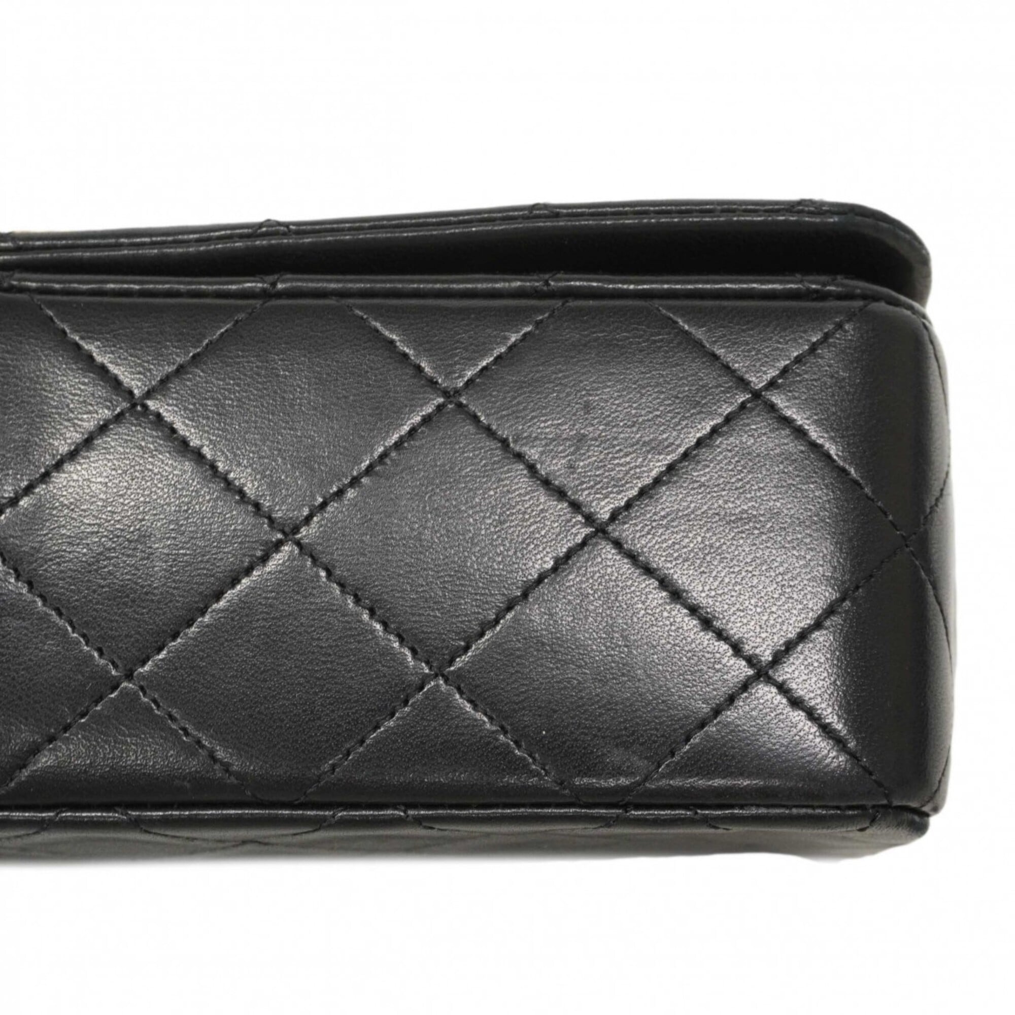 Chanel Black Leather Shoulder Bag