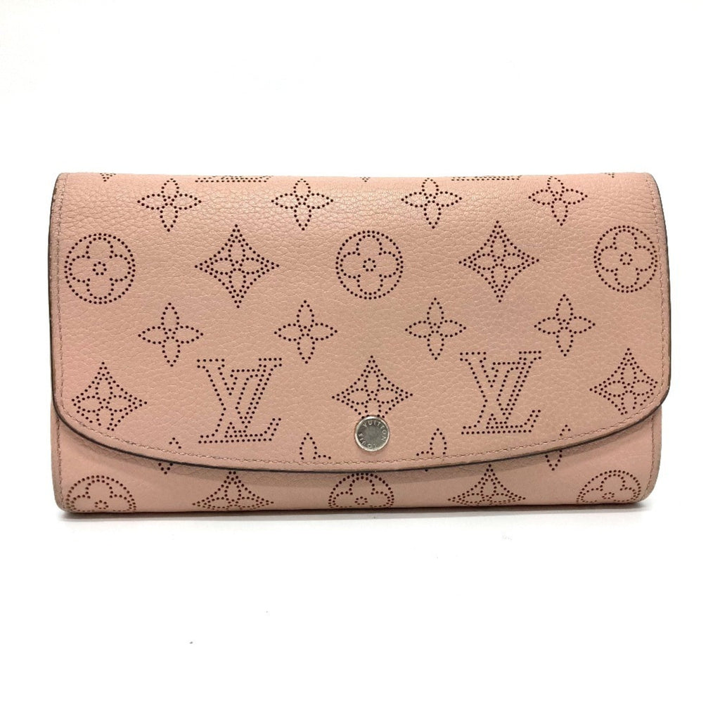 Louis Vuitton Magnolia Pink Mahina Leather Long Wallet