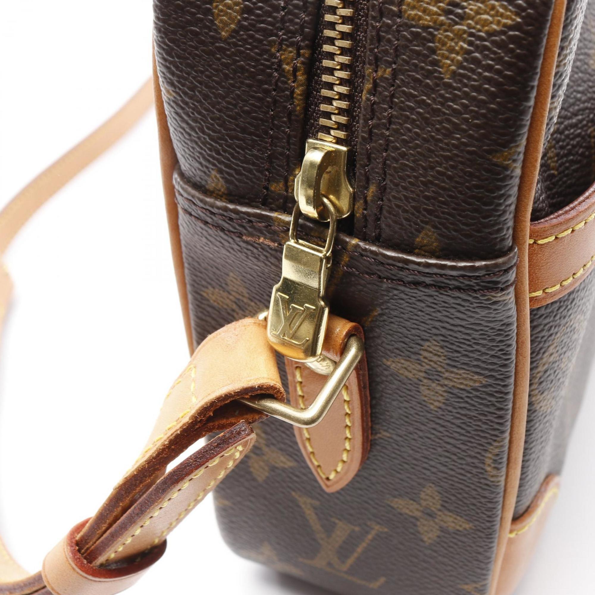 Louis Vuitton Brown Coated Canvas Shoulder Bag