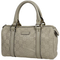 Gucci Ivory Leather Handbag (Pre-Owned)