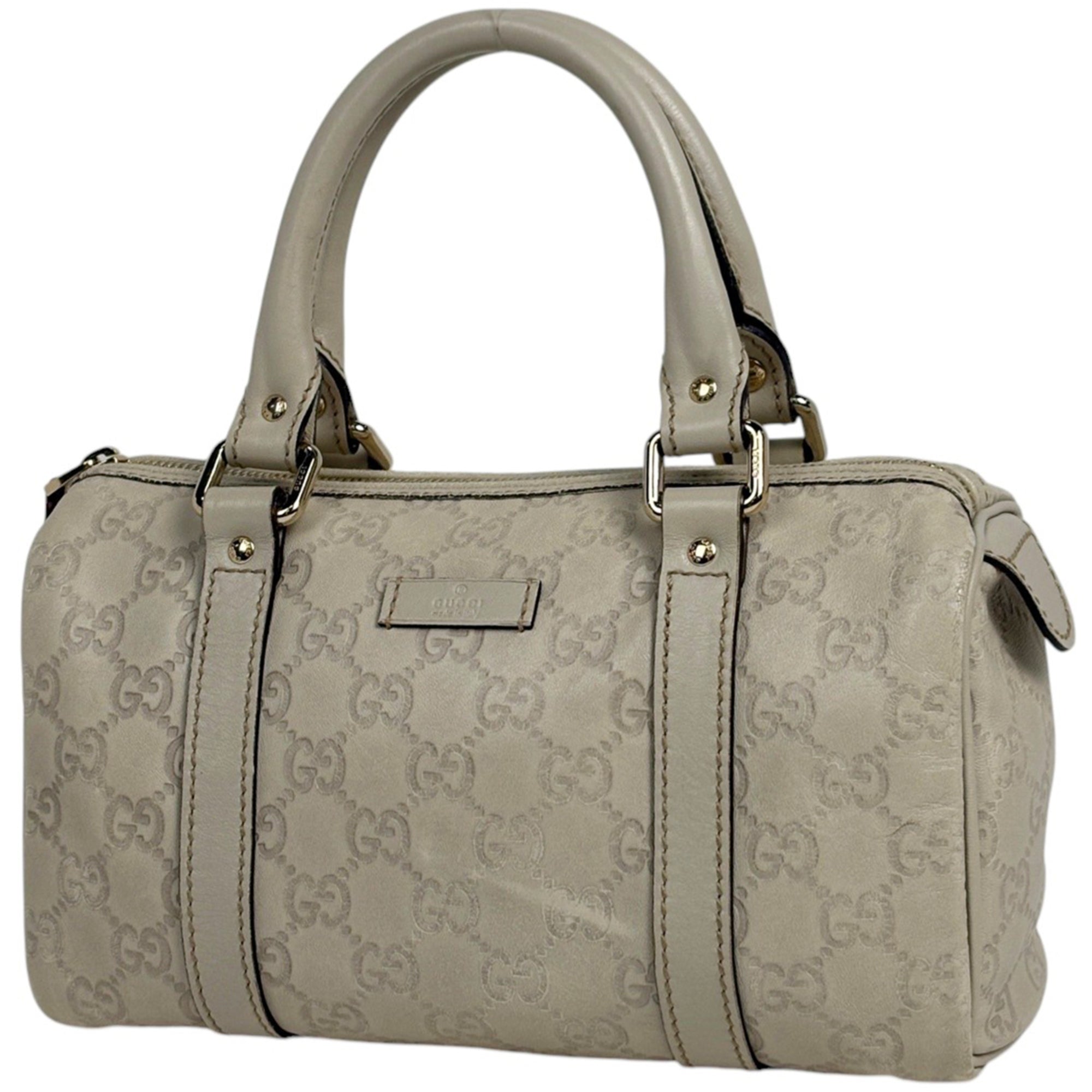 Gucci Ivory Leather Handbag (Pre-Owned)