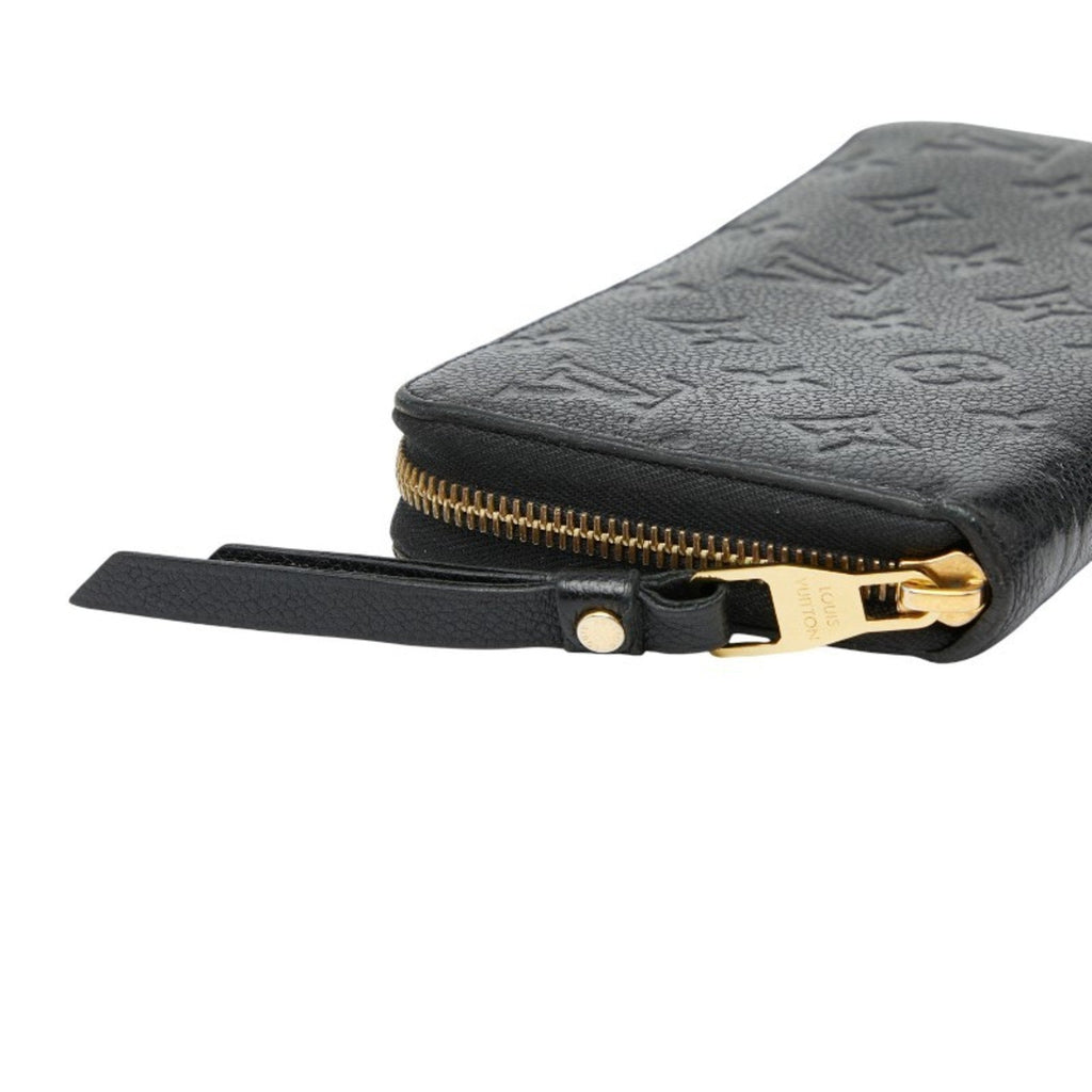 Louis Vuitton Black Noir Leather Long Wallet