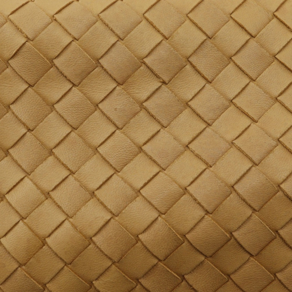Bottega Veneta Beige Intrecciato Shoulder Bag