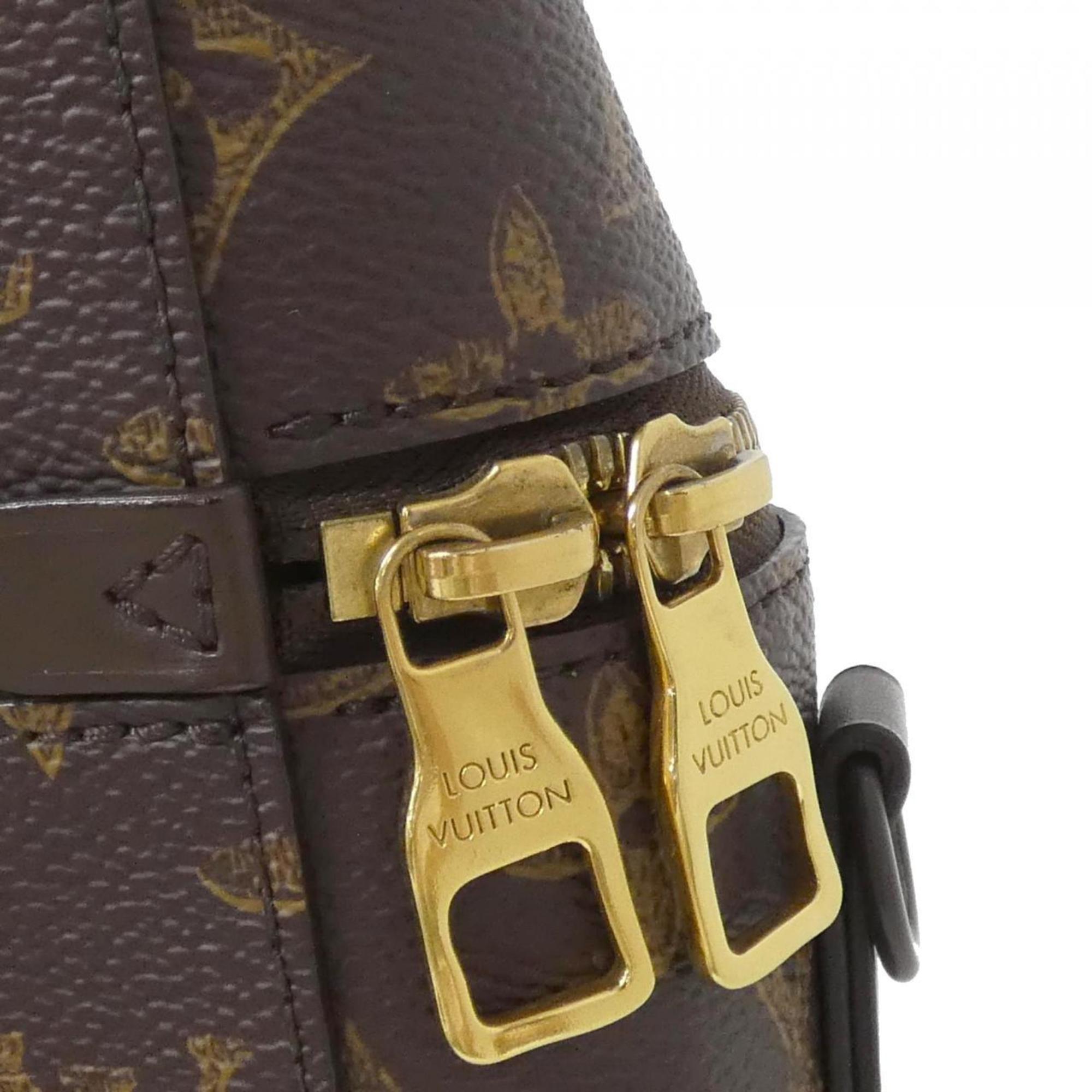 Louis Vuitton Marron Coated Canvas Handbag