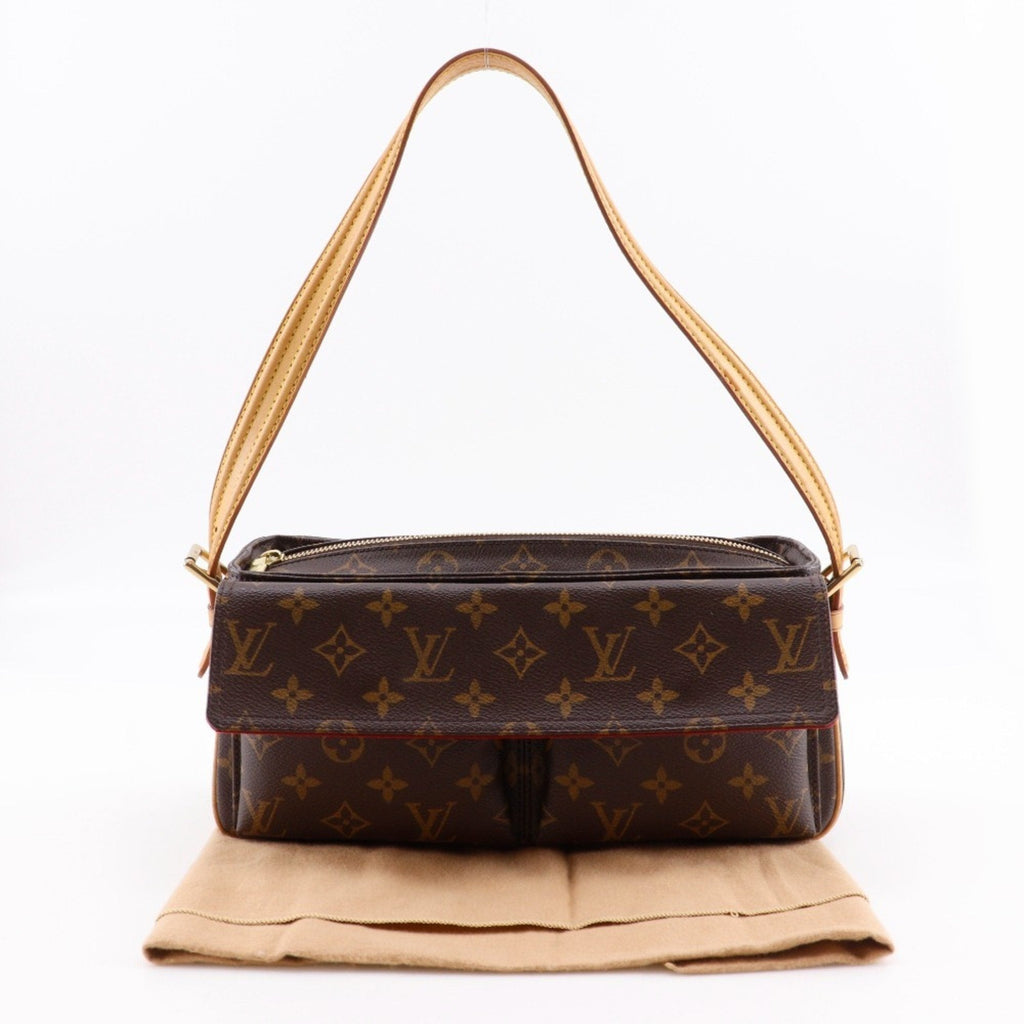 Louis Vuitton Brown Monogram Canvas Shoulder Bag