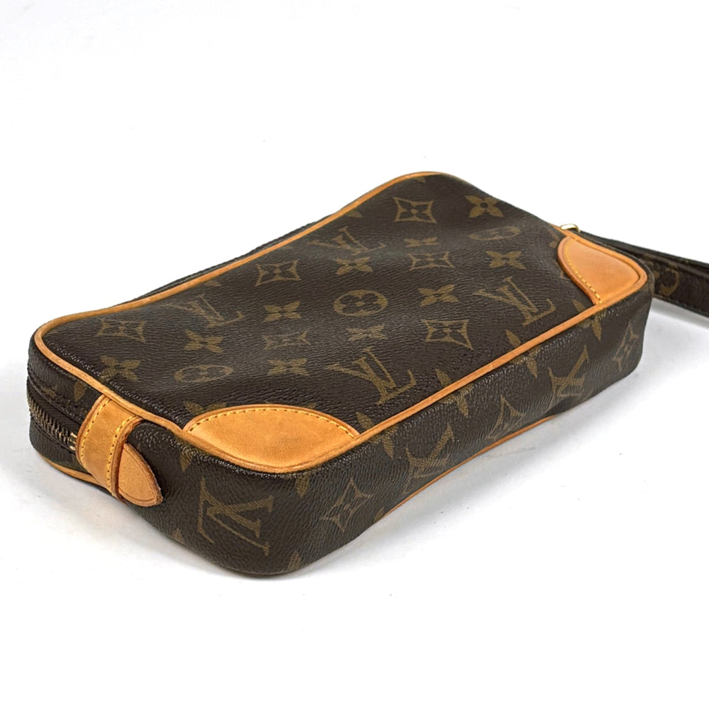 Louis Vuitton Brown Monogram Clutch Bag