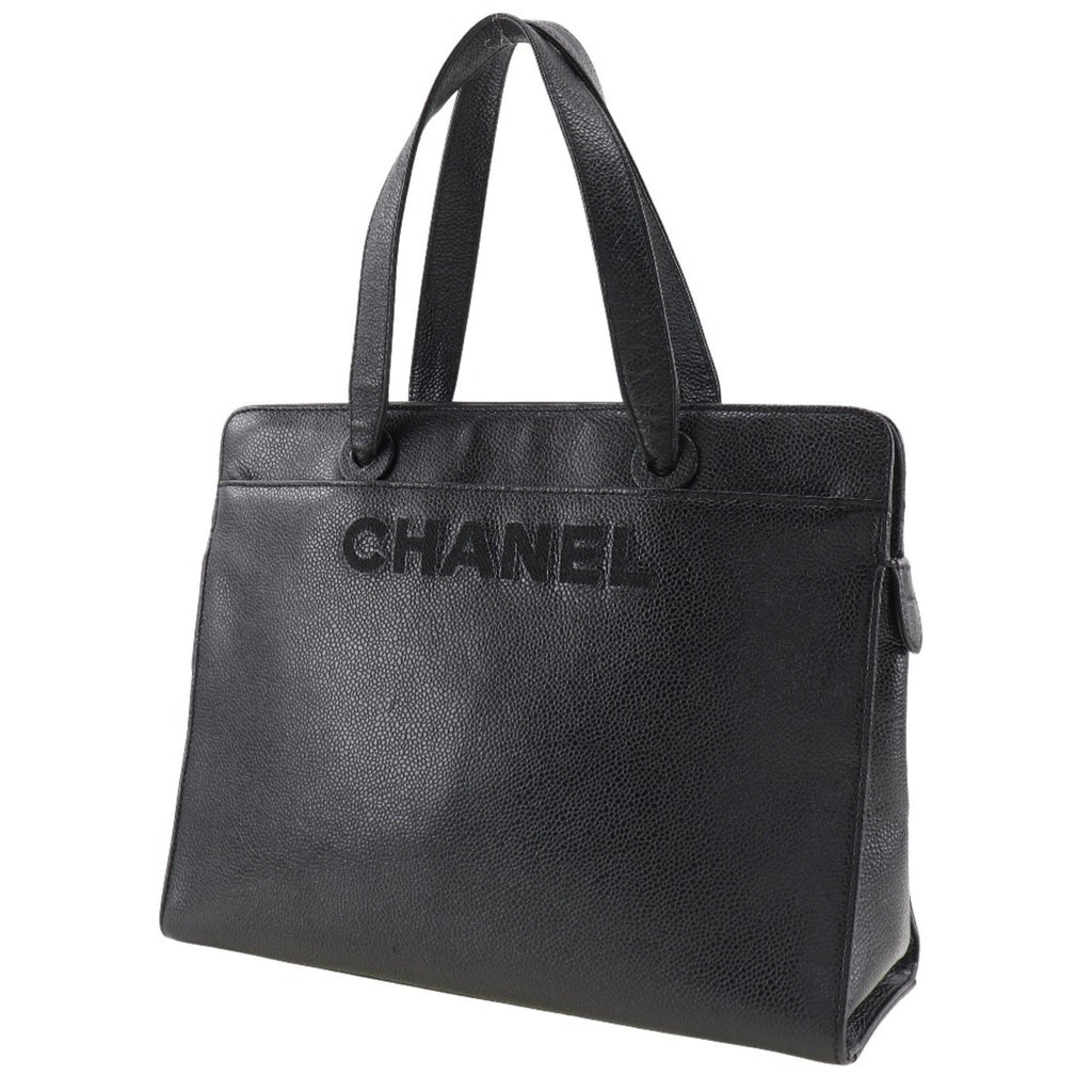 Chanel Black Caviar Leather Handbag