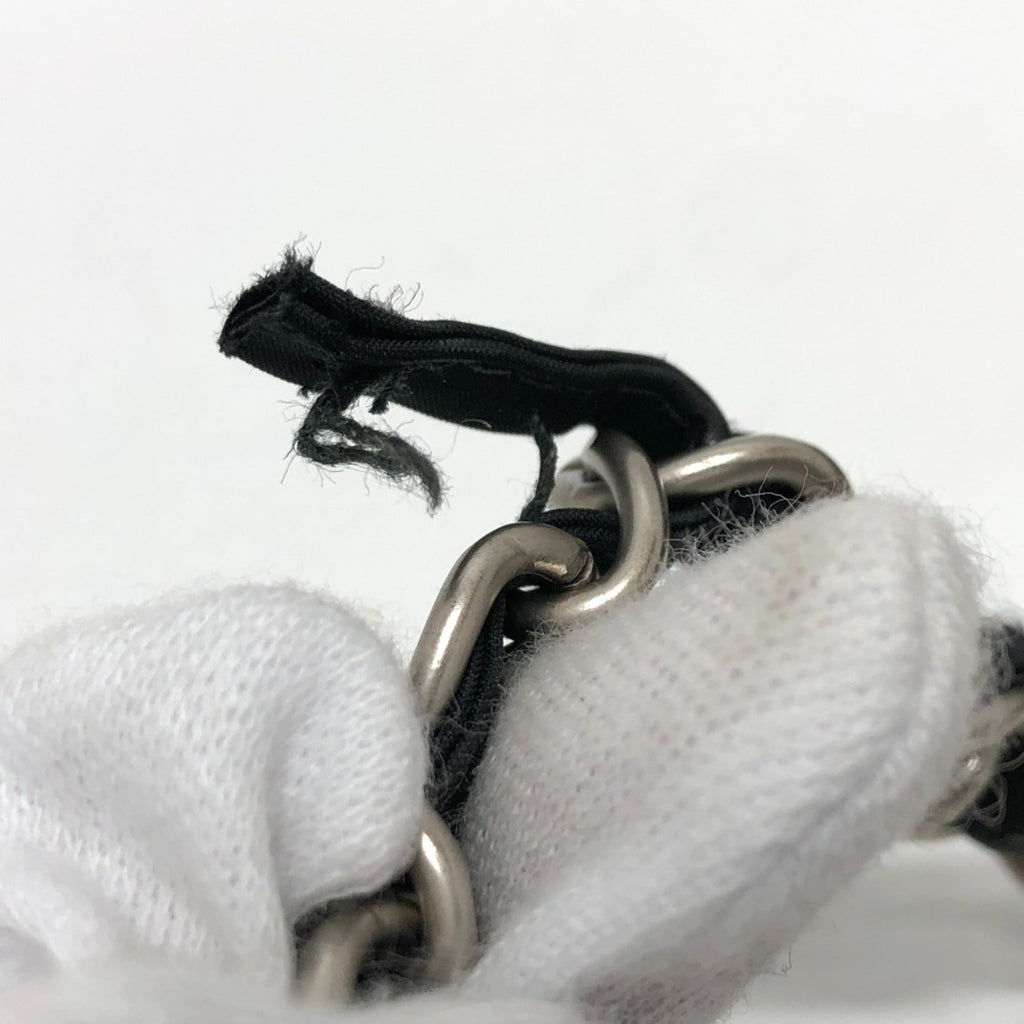 Chanel Black Cloth Shoulder Bag