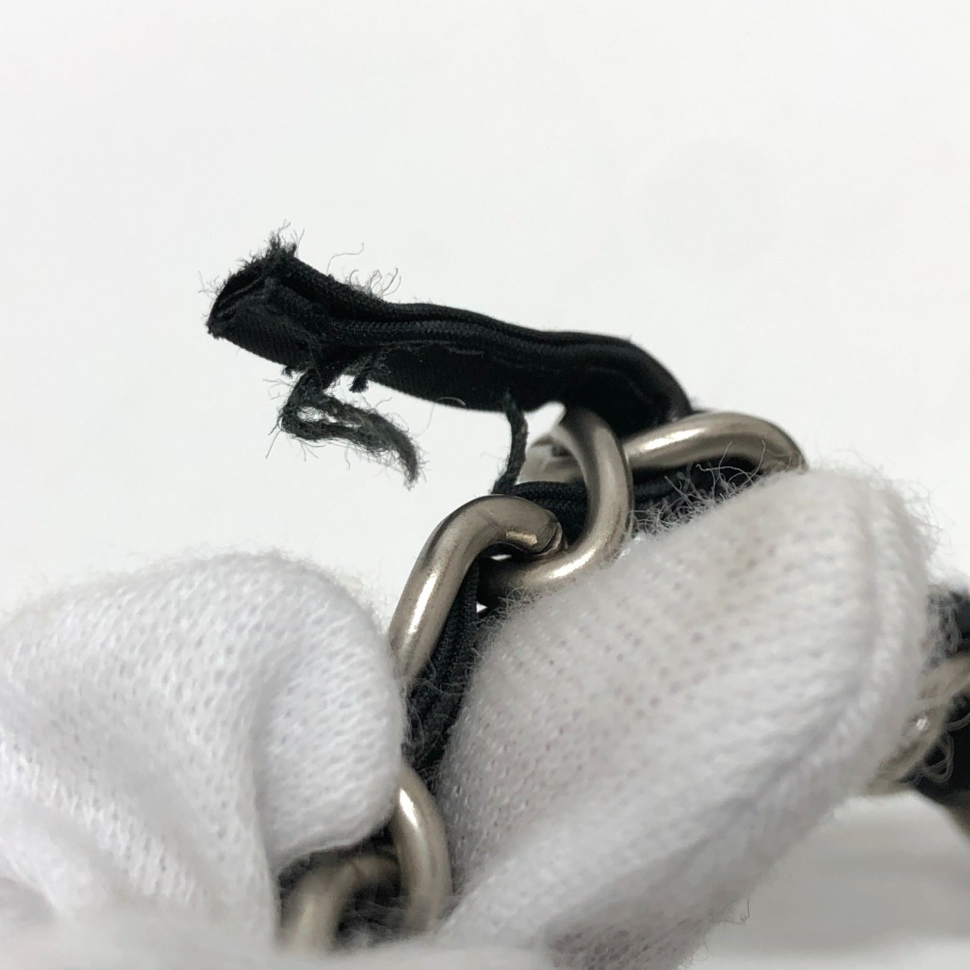 Chanel Black Cloth Shoulder Bag