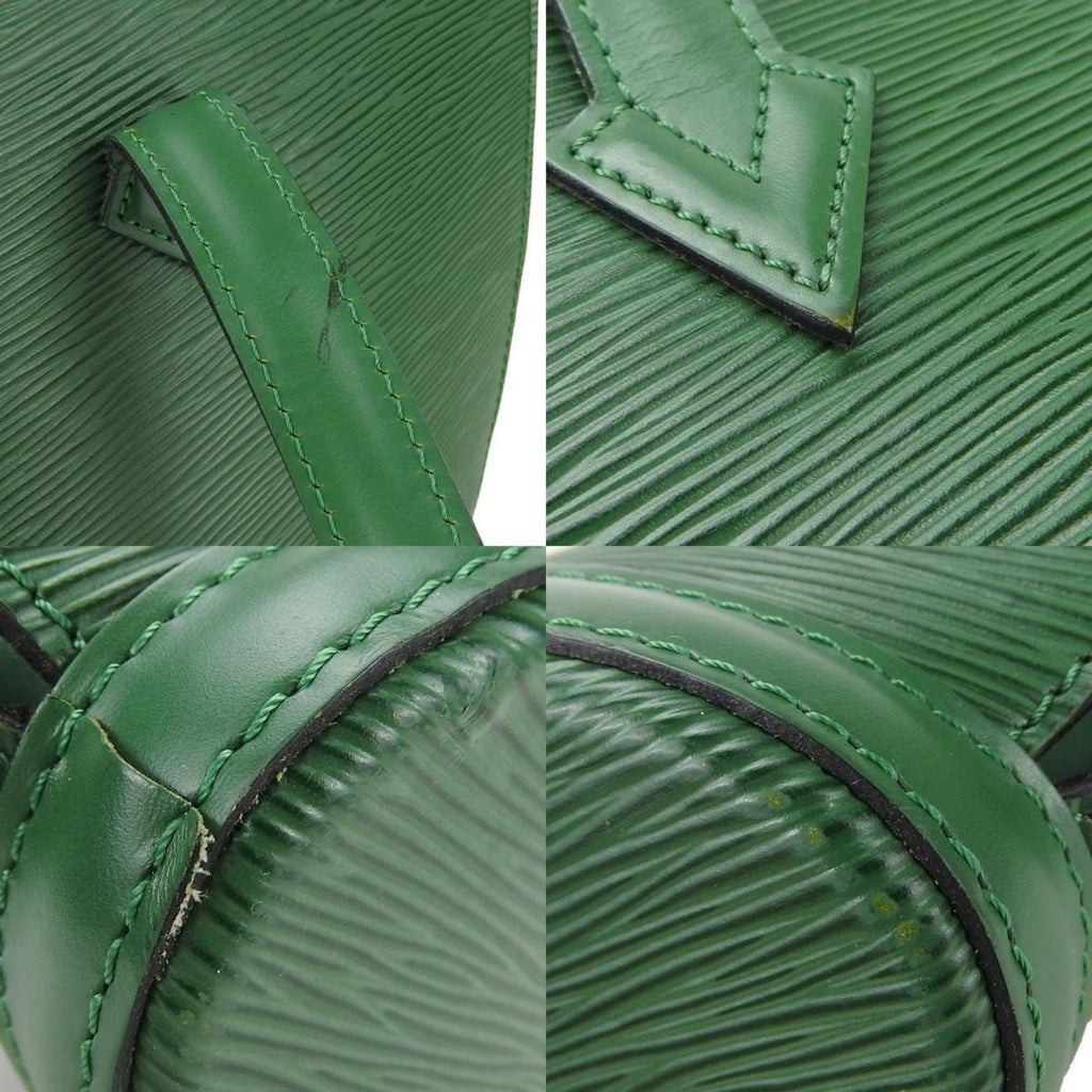 Louis Vuitton Borneo Green Epi Leather Handbag