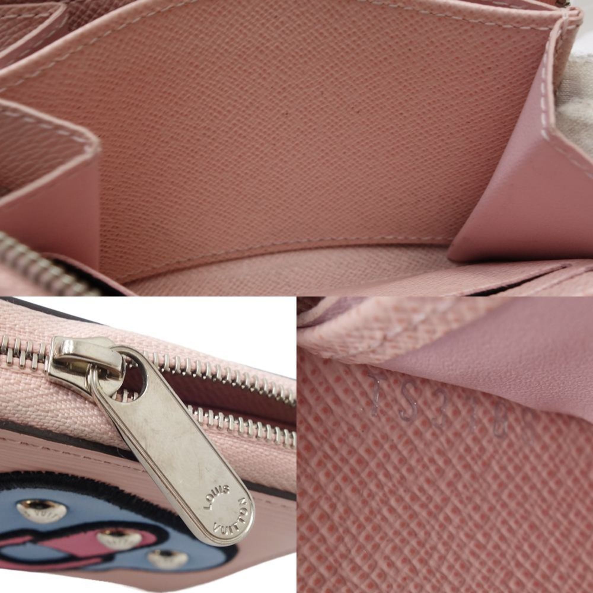Louis Vuitton Rose Ballerine Leather Wallet