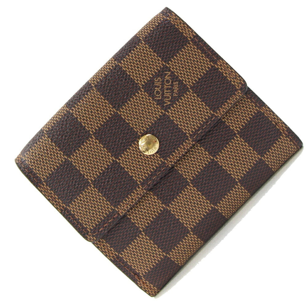 Louis Vuitton Brown Damier Canvas Wallet (Tri-Fold)