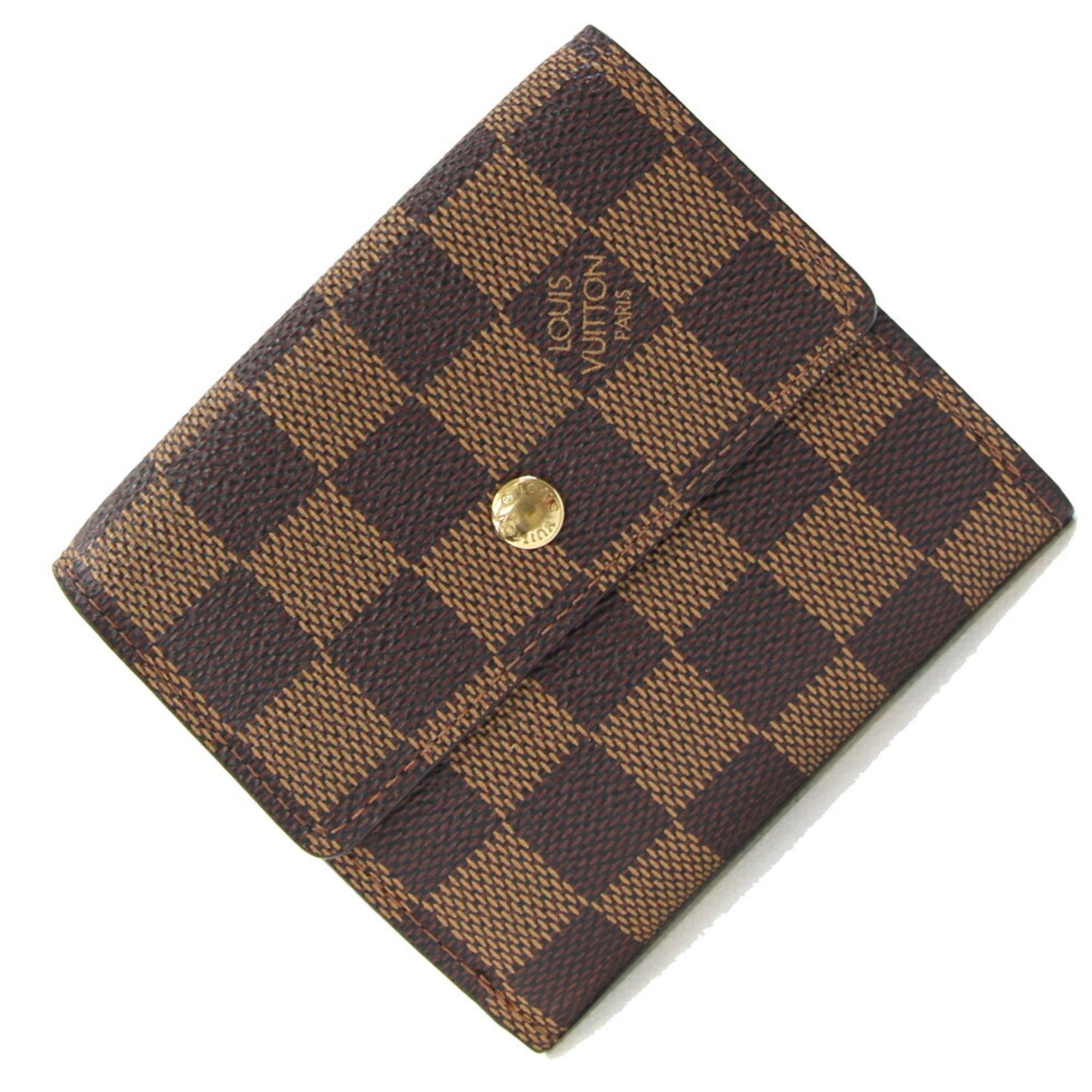 Louis Vuitton Brown Damier Canvas Wallet (Tri-Fold)