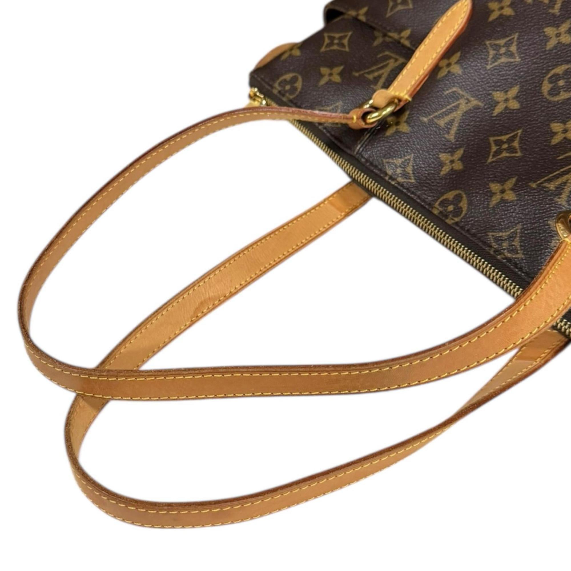 Louis Vuitton Brown Monogram Canvas Tote Bag