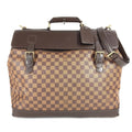 Louis Vuitton Brown Damier Canvas Ebene Damier Canvas Boston Bag Handbag Shoulder Bag