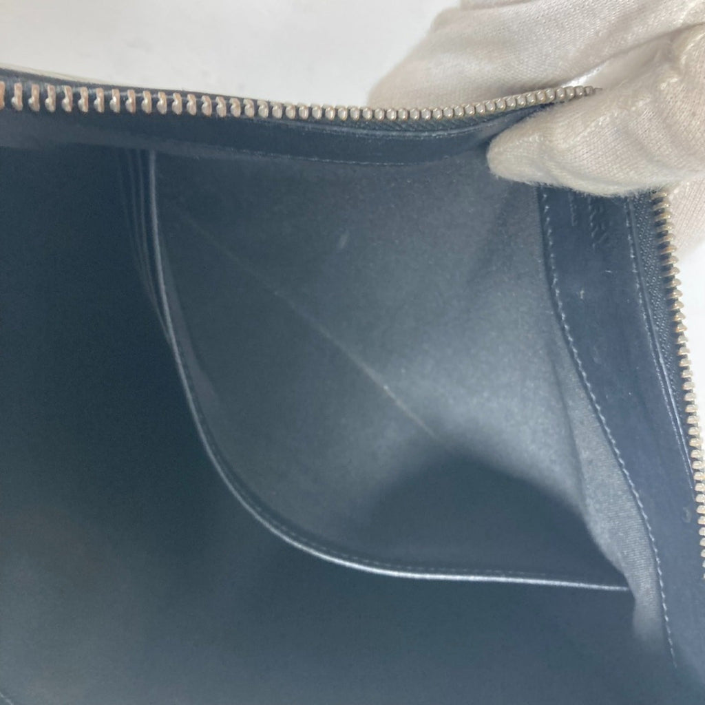 Burberry Black Leather Clutch Bag Pouch