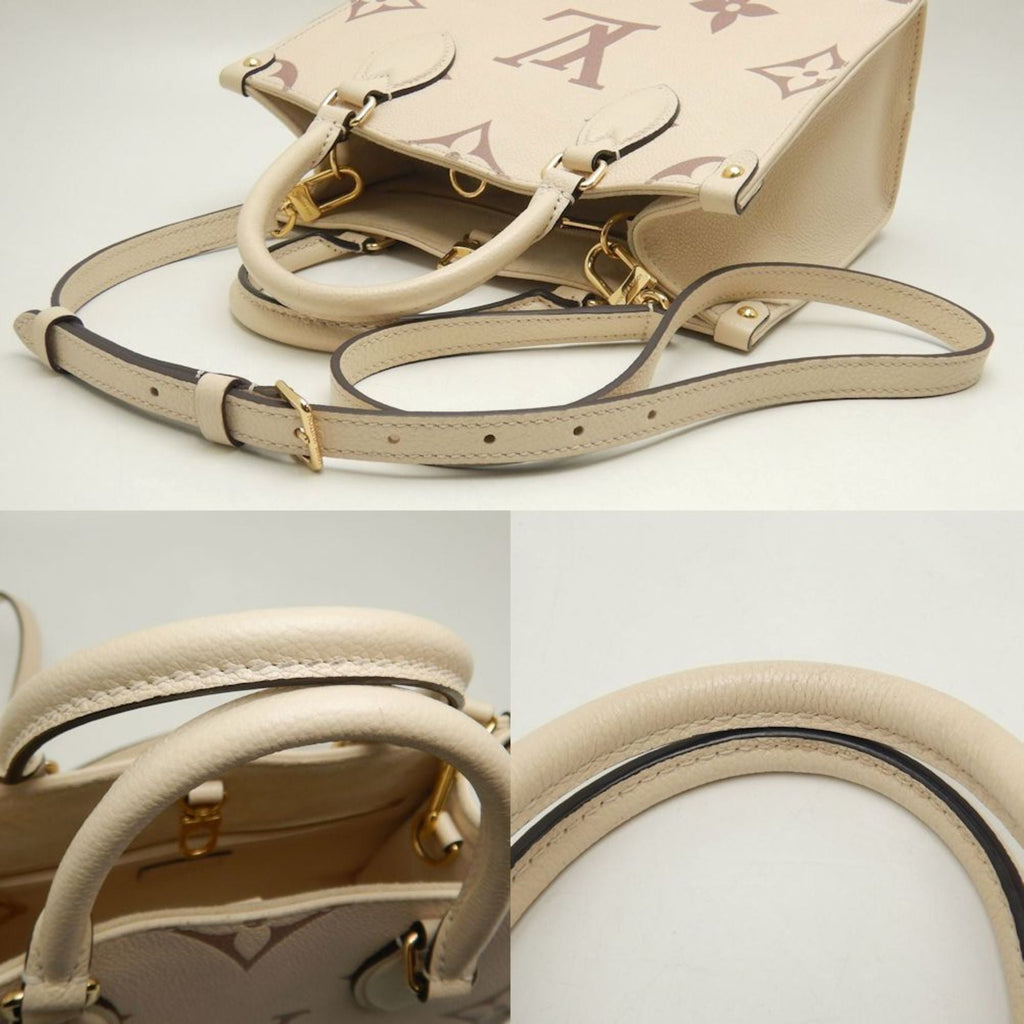Louis Vuitton Cream Monogram Empreinte Tote Bag