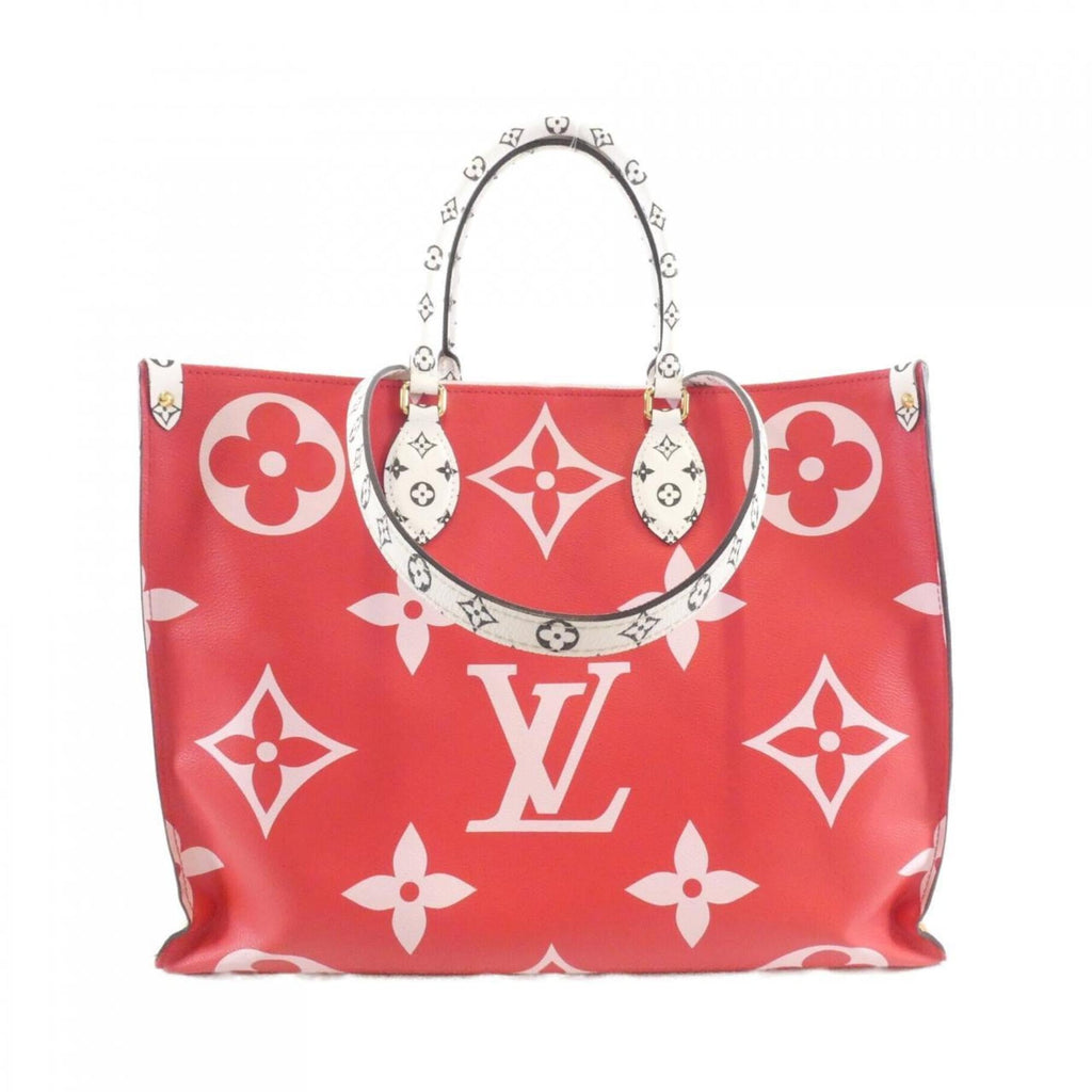 Louis Vuitton Rouge Coated Canvas Handbag
