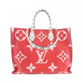 Louis Vuitton Rouge Coated Canvas Handbag
