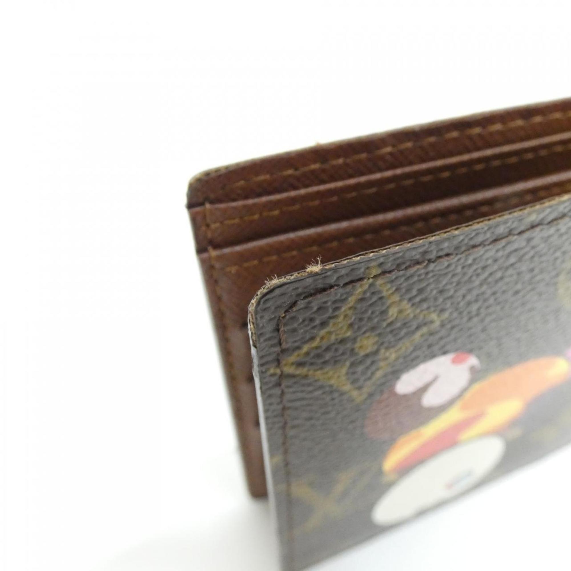 Louis Vuitton Marron Coated Canvas Wallet