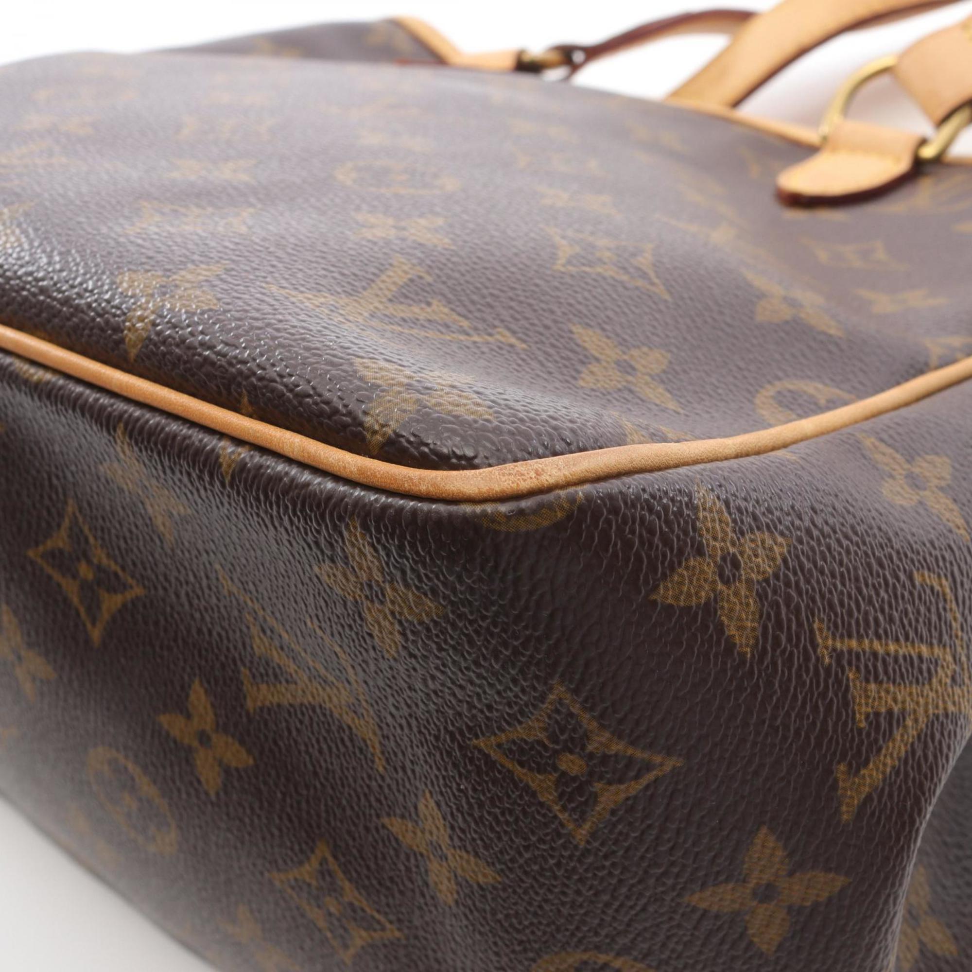 Louis Vuitton Brown Coated Canvas Pvc Leather Handbag