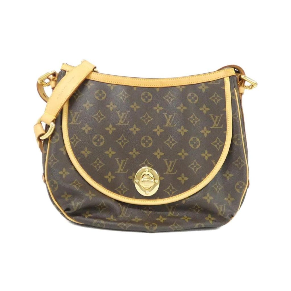 Louis Vuitton Brown Coated Canvas Shoulder Bag
