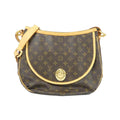 Louis Vuitton Brown Coated Canvas Shoulder Bag
