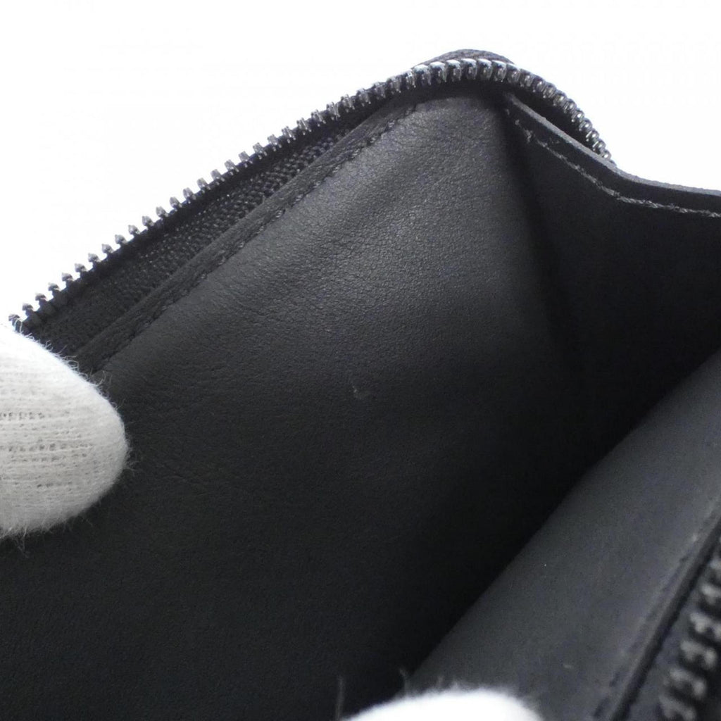 Louis Vuitton Black Leather Wallet (Tri-Fold)